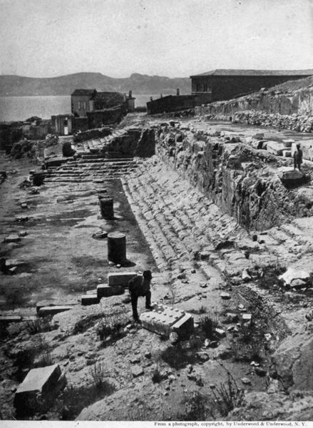 RUINS OF THE GREAT TEMPLE OF THE MYSTERIES AT ELEUSIS