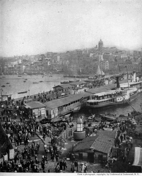 GALATA BRIDGE, WHICH CONNECTS GALATA AND PERA