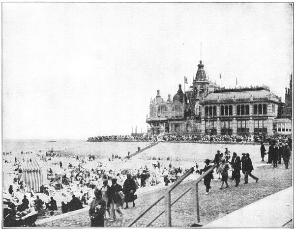 BATHING BEACH AT OSTEND