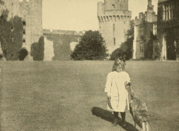 FEEDING THE PEACOCKS AT WARWICK CASTLE