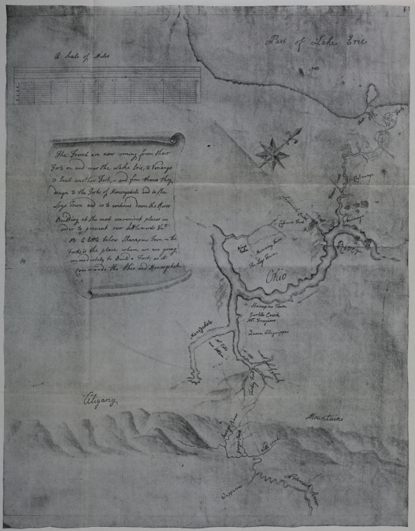 A Map of the Country between Wills Creek and Lake Erie