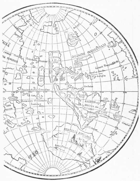 SCHNER'S GLOBE, 1520.