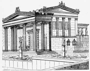 Fig. 174.—Northwestern View of the Erechtheion.