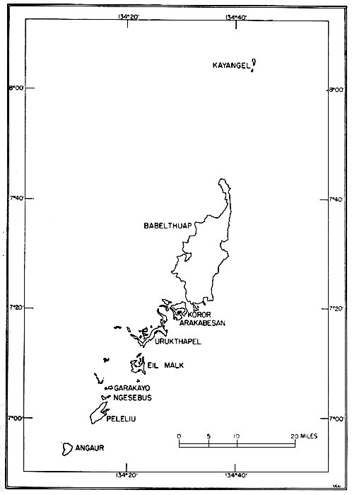 The Palau Islands.