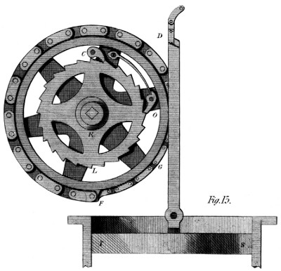 Double connecting rod on steam engine