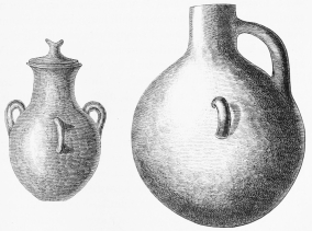 No. 229. Terra-cotta Vase, with four Handles and a Lid.
From the upper House above the Scæan Gate (6 M.).