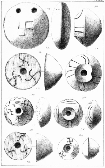 SPECIMENS OF WHORLS, &c. DUG UP AT TROY