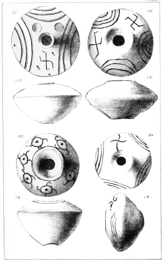 SPECIMENS OF WHORLS, &c. DUG UP AT TROY