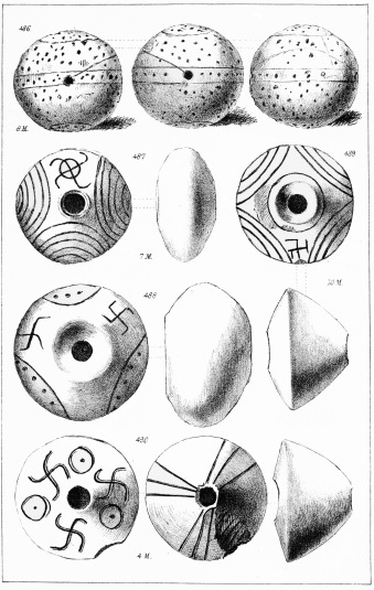 SPECIMENS OF WHORLS, &c. DUG UP AT TROY