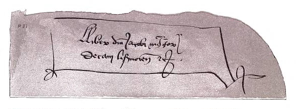 Autograph of Dean M’Gregor.