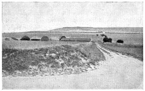 The Ridgeway—Uffington Castle in the distance