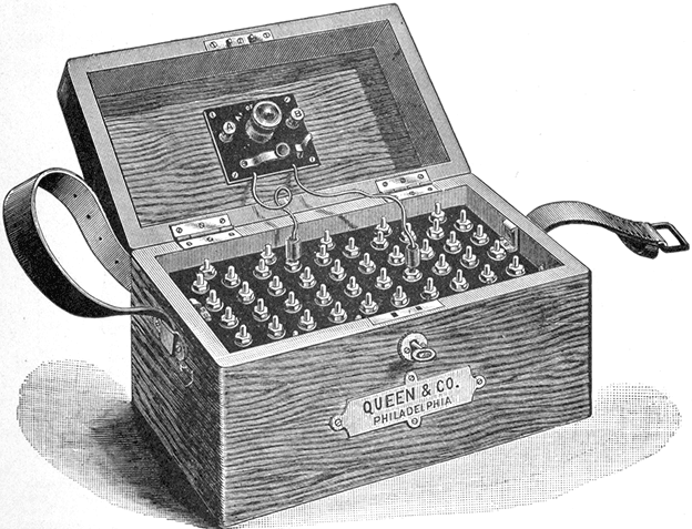 Fig 580Queen portable silver chloride testing battery The silver chloride cell has the