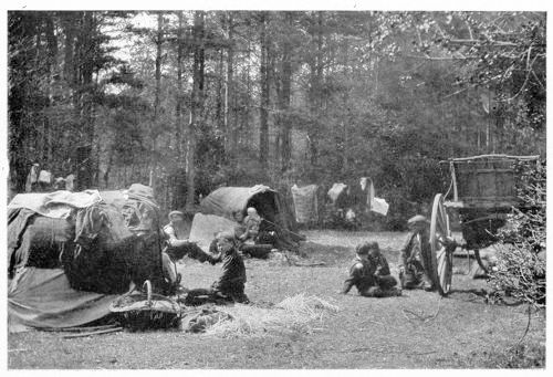 CAMP OF CLOTHES-PEG MAKERS.